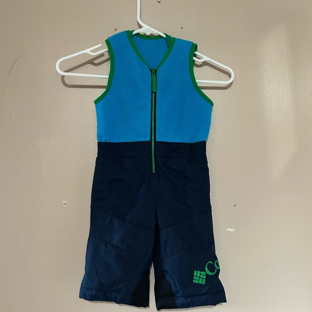 Columbia Kids' Blue and Green Snow or Rain Pants
